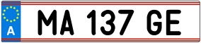 Truck License Plate